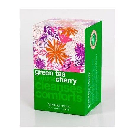 Vintage Teas Zelený čaj třešeň 30 x 1,5 g