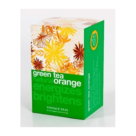 Vintage Teas Zelený čaj pomeranč 30 x 1,5 g